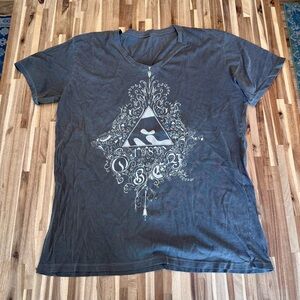 Men's Obey Gray Graphic T-Shirt